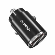 Зарядное устройство — адаптер прикуривателя-USB Choetech USB-A/USB-C, 30Вт, QC3.0/PD