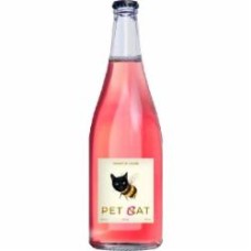 Напиток винный Сікера природного брожения Pet-Сat Rose медовый 8% (4820233240198) 0,75 л