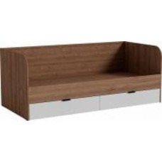 Кровать-тапчан Luxe Studio Junior 90x200 см белое дерево/дуб Кровать-тапчан Luxe Studio Junior 90x200 см белое дерево/дуб
