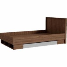 Кровать Luxe Studio Junior 120x200 см белое дерево/дуб