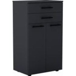 Тумба для обуви Luxe Studio Luna 600x1030x400 мм антрацит (МЛ000125966М)