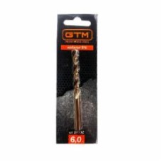 Сверло GTM 6.0 мм HSS-CO5 1 шт. Co-060