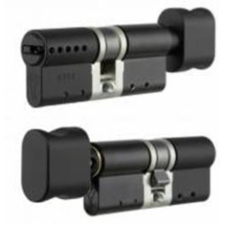 Цилиндр Mul-T-Lock 50x50 ключ-вороток 100 мм черный/черный MTL400 3KEY
