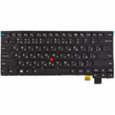 Клавиатура PowerPlant (KB315079) LENOVO Thinkpad T460S черная, черный фрейм, подсветка black