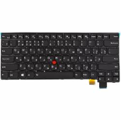 Клавиатура PowerPlant (KB315079) LENOVO Thinkpad T460S черная, черный фрейм, подсветка black