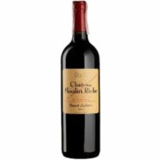 Вино Chateau Moulin Riche виноградное натуральное сухое красное Шато Мулин Рише 2016 0,75 л