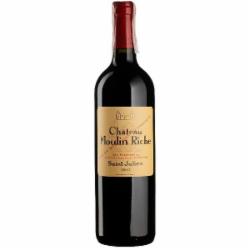 Вино Chateau Moulin Riche виноградное натуральное сухое красное Шато Мулин Рише 2016 0,75 л