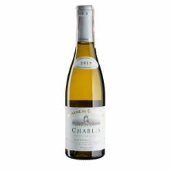 Вино Domaine du Colombier виноградное натуральное сухое белое Шабли 0,375 л