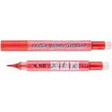 Маркер акварельный Santi Glitter Brush кисть 01 романтичный красный 390750