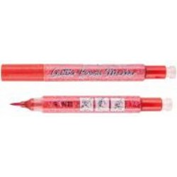 Маркер акварельный Santi Glitter Brush кисть 01 романтичный красный 390750