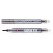 Маркер акварельный Santi Glitter Brush кисть 04 серебряный 390753