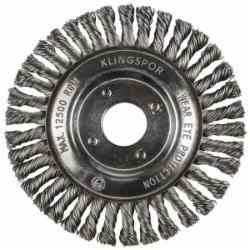 Щетка дисковая плетена 115x14x22,23 мм BR600Z Klingspor BR600Z 358342