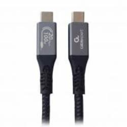 Кабель Cablexpert USB 3.2 Gen2*2 20Gbps, 100W(20V5A), 4K60Hz 1,5 м black (CCBP-USB3-CMCM100-1.5M)