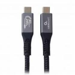 Кабель Cablexpert USB4 40Gbps, 240W(48V5A), 8K60Hz 1,5 м black (CCBP-USB4-CMCM240-1.5M)