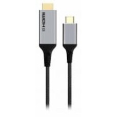 Кабель Cablexpert USB-C на HDMI, 4K 60 Гц 1,8 м black (A-CM-HDMIM4K-1.8M)
