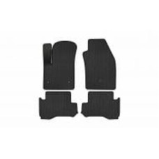 Коврики автомобильные EVAtech Fiat 500e 2013-2020 (FT43915PVC4LA3RBB) модельные