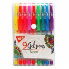 Набор ручек гелевых YES Neon 9 шт (5056574429308)