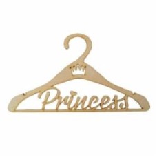 Декор из фанеры Вешалка Princess 0,8х42х24 см 1 шт. Santi