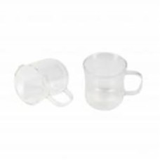 Набор чашек Bergner стеклянных Coffee & tea lovers BG-20115-MM