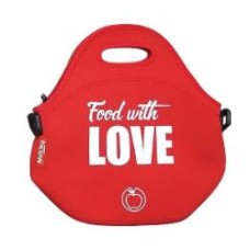 Сумка изотермическая Bergner Food with love 30х30х17 см красная BGEU-2963-6