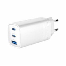 Сетевое зарядное устройство Gembird TA-UC-PDQC65-01-W, 1 USB-A+2 Type-C (PD18W + QC3.0 27W)