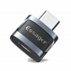 Адаптер Essager Xuankong OTG Micro Female to Type-C male USB 3.0 серый (EZJMC-XL01)