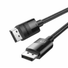 Дата-кабель UGREEN DP114 DP 1.4 Male to Male Plastic Case Braided Cable 1,5 м черный (80391)