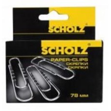 Скрепки прямые с волной 78 мм 50 шт. 4704SCH SCHOLZ