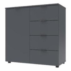 Комод Doros Рон 1 800x810x380 мм графит/графит