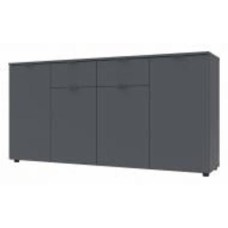 Комод Doros Рон 7 1600x810x380 мм графит/графит