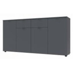 Комод Doros Рон 7 1600x810x380 мм графит/графит