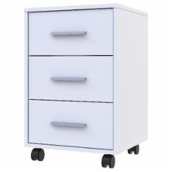 Тумба мобильная Doros Т3 420x664x430 мм белый