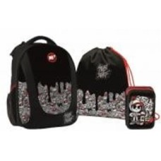 Школьный набор YES SchoolCase H-28 Collection SubSurf. Black and White 3 предмета