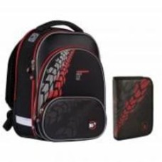 Школьный набор YES SchoolCase S-30 Juno Ultra Collection Tire tread 2 предмета