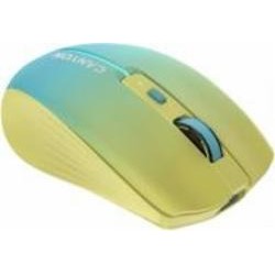 Мышь Canyon MW-44 LED BT/Wireless Rechargeable yellow/blue (CNS-CMSW44UA)