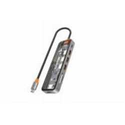 Док-станция Canyon DOCKING STATION DS-13 4K 7-IN-1 USB-C dark grey (CNS-TDS13)