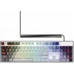 Клавиатура LORGAR Azar 514 RGB EN/UA Gaming Wired (LRG-GK514W-UA) white