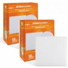 Светильник встраиваемый (Downlight) Євросвітло квадрат LED-S-120-18 без рамки набір 2 шт. 4200 К белый 58101