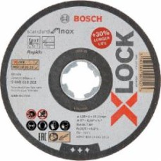 Круг отрезной Bosch X-Lock Standard for Inox прямой 125 x 1,0 x 22,23 мм 2608619262