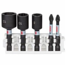 Набор бит Bosch Impact Control 50 мм PH2 PZ2 5 шт. 2608522350