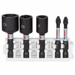 Набор бит Bosch Impact Control 50 мм PH2 PZ2 5 шт. 2608522350