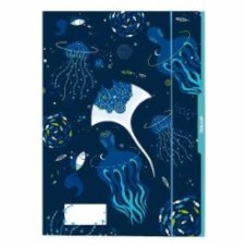 Папка на резинке картонная А3 Sea World Pelikan 277013