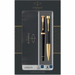 Набор ручек Parker Urban Muted Black GT FP+BP 30 092b19 (перьевая та шариковая)