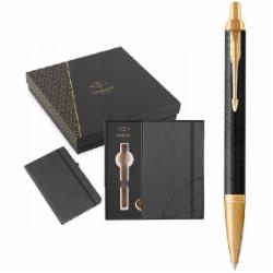 Набор Parker IM Premium Black GT BP 24 032b24 (шариковая ручка + блокнот Parker)