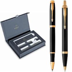 Набор ручек Parker IM Black GT RB+BP 22 082b24 (роллер + шариковая)
