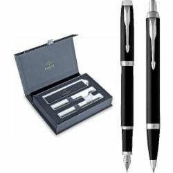 Набор ручек Parker IM Matte Black CT FP+BP 26 192b24 (перьевая + шариковая)