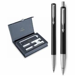 Набор ручек Parker Vector Black RB+BP 05 182b24 (роллер + шариковая)