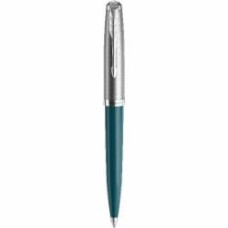 Ручка шариковая Parker 51 Teal Blue CT BP 55 332