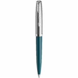 Ручка шариковая Parker 51 Teal Blue CT BP 55 332