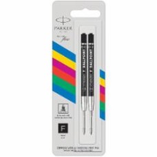 Набор стержней шариковых QuinkFlow F 10 261BK2 0,8 мм черный Parker 2 шт.